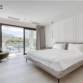 5 bedroom luxury seaside villa with indoor & outdoor pool, near Acharavi, sleeps 10